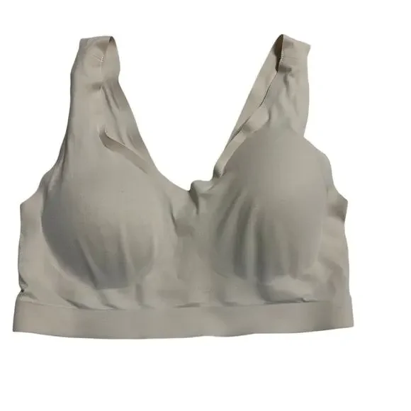 Soma Enbliss Bralette Size Small Removable Pads Bra Beige Lightweight - Picture 1 of 4